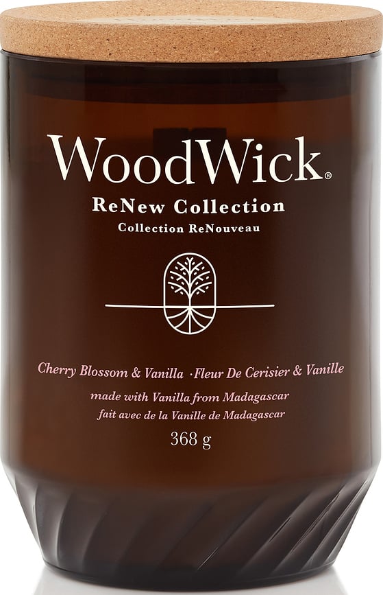 Renew WoodWick Cherry Blossom & Vanilla Kerze