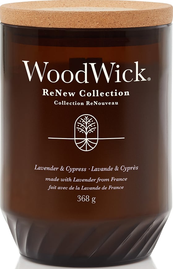 Renew WoodWick Lavender & Cypress Küünal suur