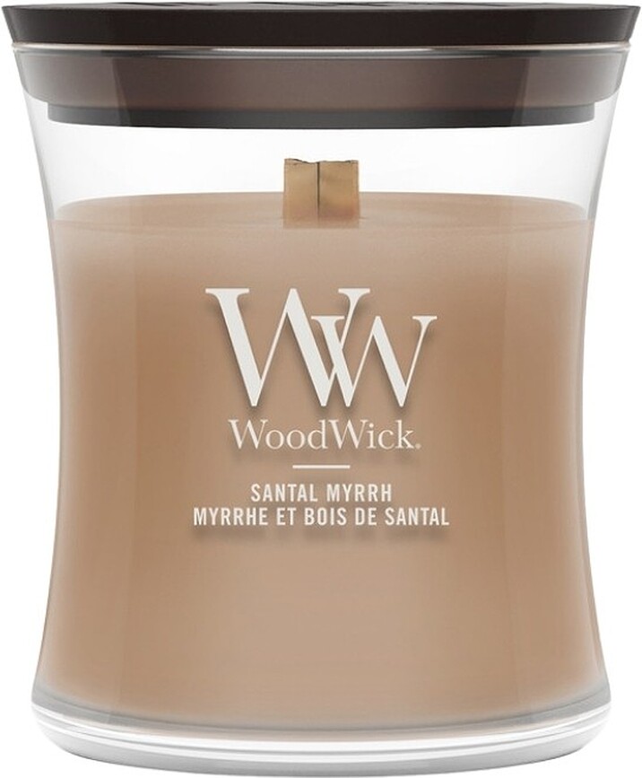 Sveča WoodWick Core Santal Myrrh