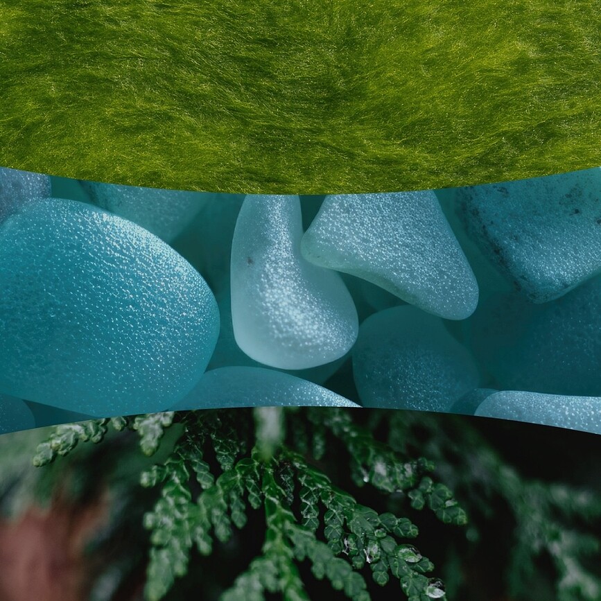 Sveča WoodWick Hearthwick Cedarwood & Ocean Moss