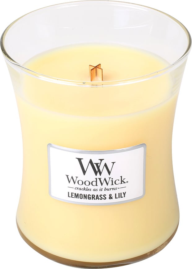 Svece Core WoodWick Lemongrass & Lilly