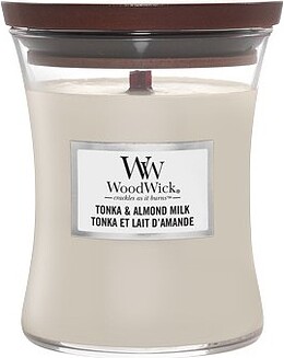 Svece Core WoodWick Tonka & Almond Milk