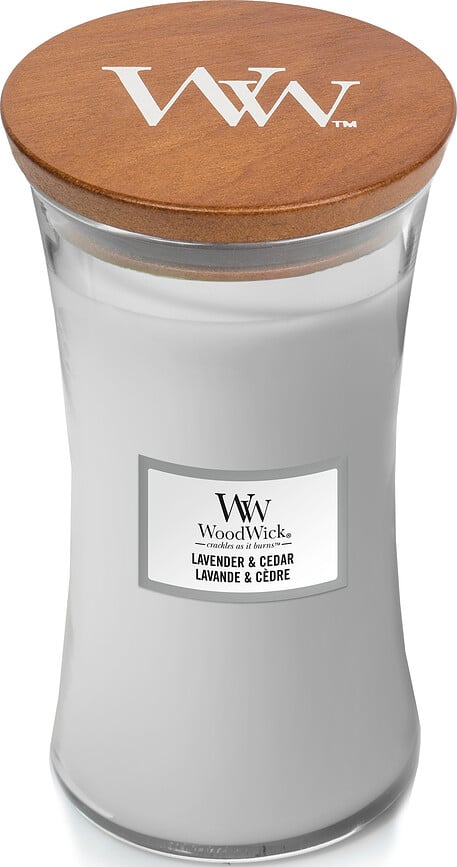 Свещ Core WoodWick Lavender & Cedar голяма