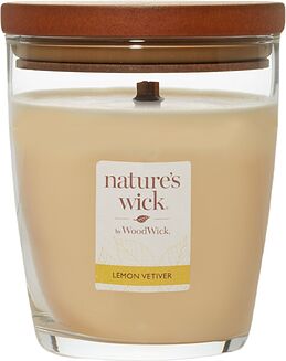 Sviečka Nature's Wick Lemon Vetiver