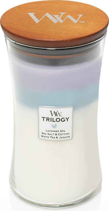 Vela WoodWick Trilogy, Calming Retreat, grande