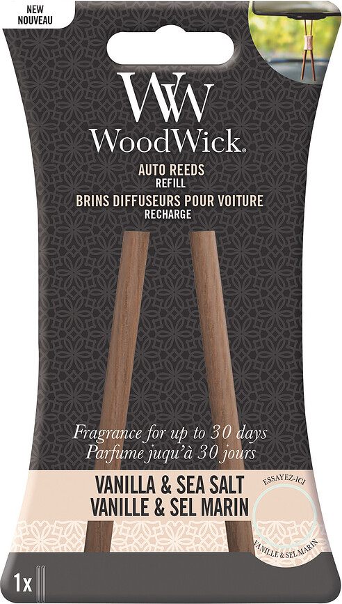 WoodWick Ανταλλακτικό Αρώματος Αυτοκινήτου, Vanilla & Sea Salt