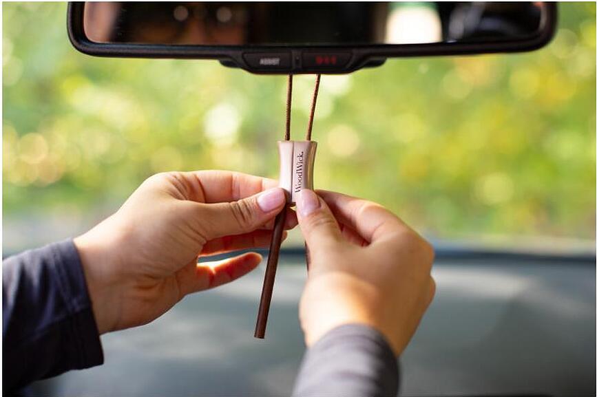 WoodWick Fireside Diffuseur de Parfum pour Voiture