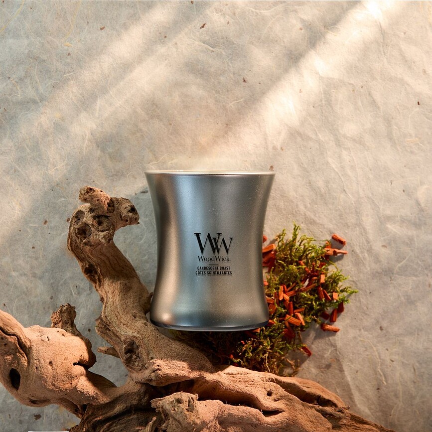 WoodWick Candescent Coast Precious Metals Κερί, μεσαίο