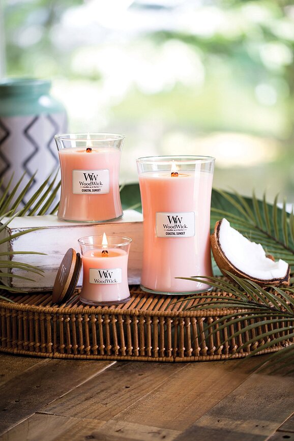 WoodWick Core Bougie, Coastal Sunset, petite