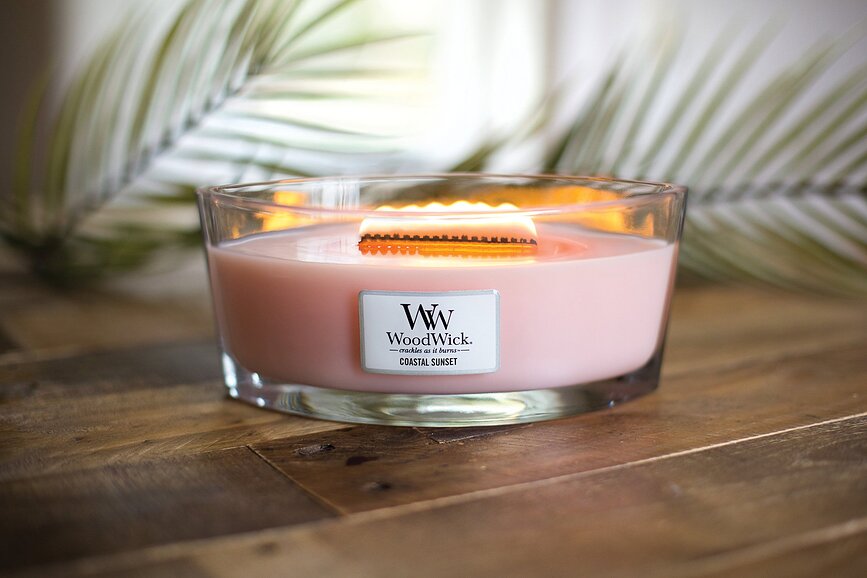 WoodWick Coastal Sunset Svijeća Hearthwick Flame