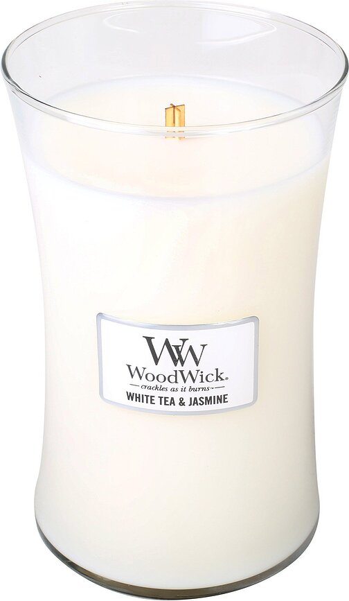 WoodWick Core Bougie, Thé Blanc & Jasmin, grande