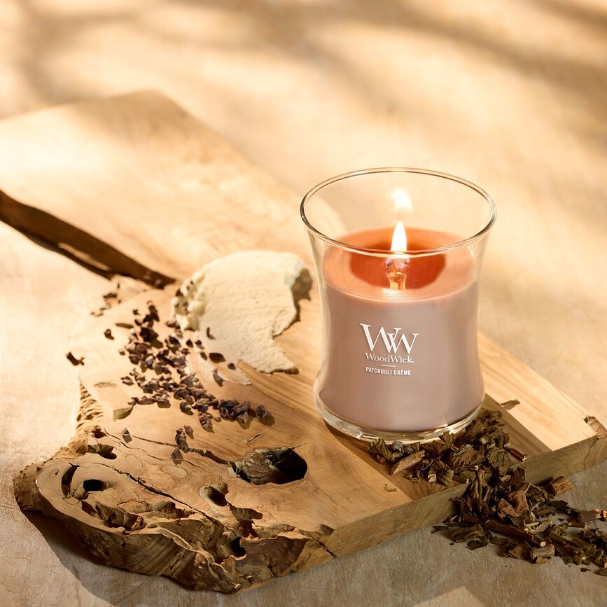 WoodWick Core Κερί Patchouli Creme, μεσαίο