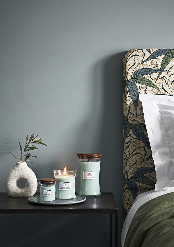 WoodWick Core Κερί Sagewood & Seagrass, μικρό