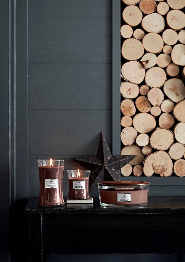 Core WoodWick Svijeća velika miris dimljeni orah i javor