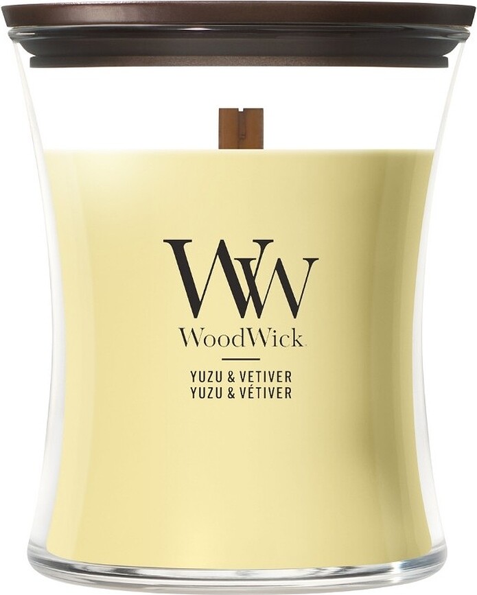 WoodWick Core Yuzu & Vetiver ljus medium