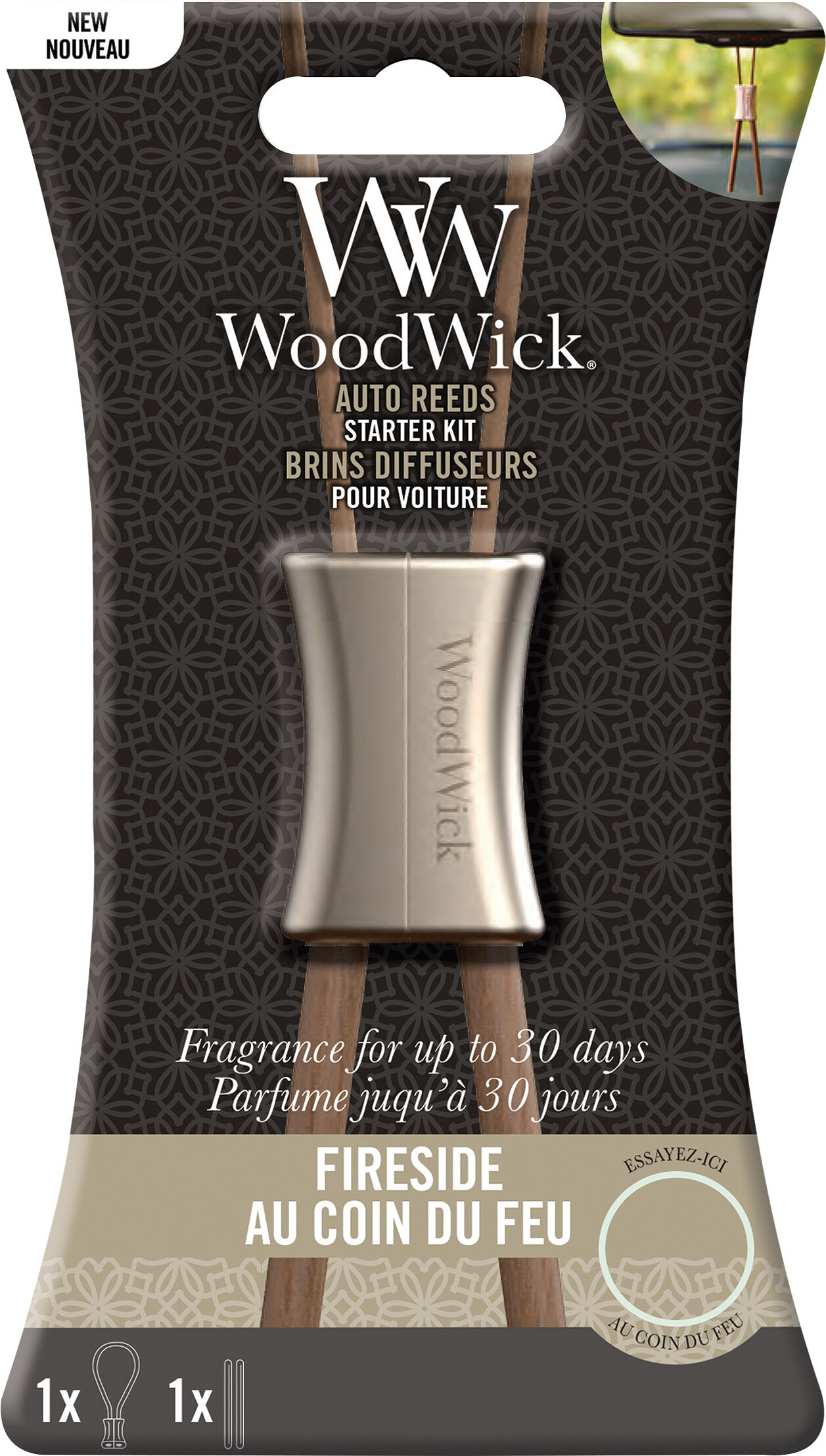 Woodwick Fireside Auto lõhnapulgad