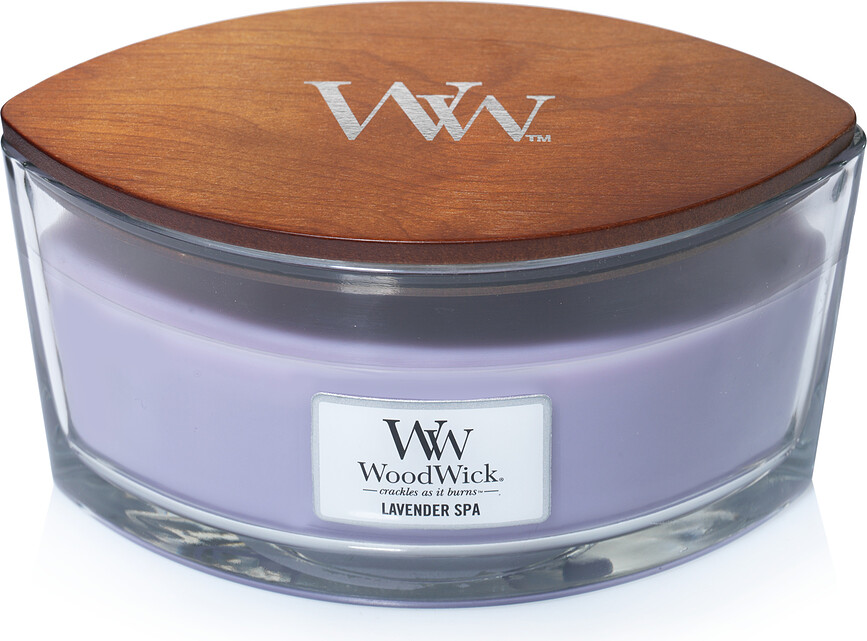 WoodWick Hearthwick Bougie, parfum Lavande Spa