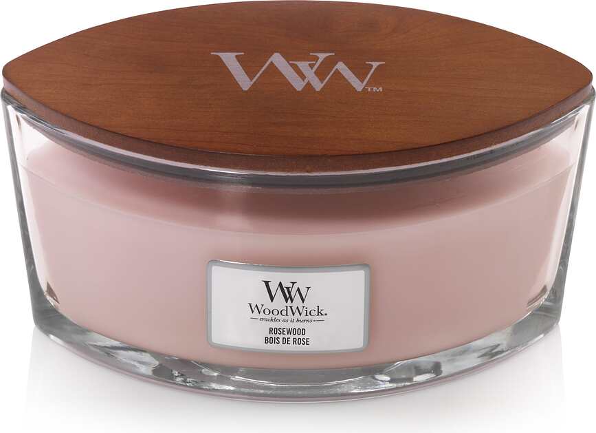 WoodWick Hearthwick Bougie, parfum Rosewood