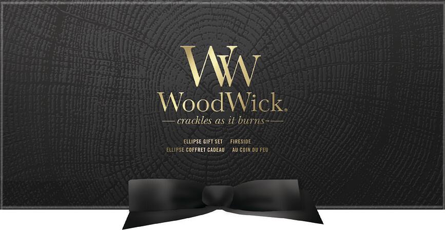 WoodWick Hearthwick Fireside Κερί, άρωμα Fireside, σε συσκευασία δώρου