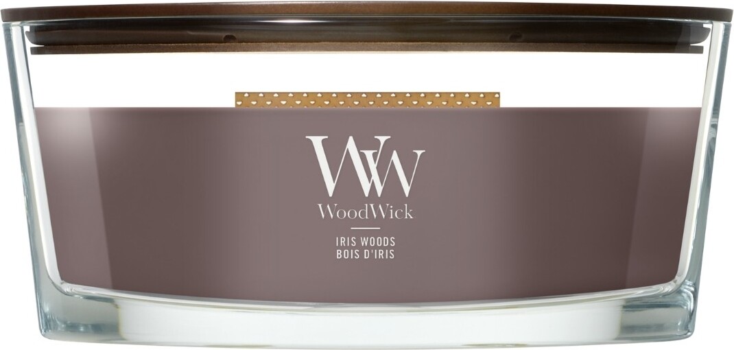 WoodWick Hearthwick Iris Woods Kerze