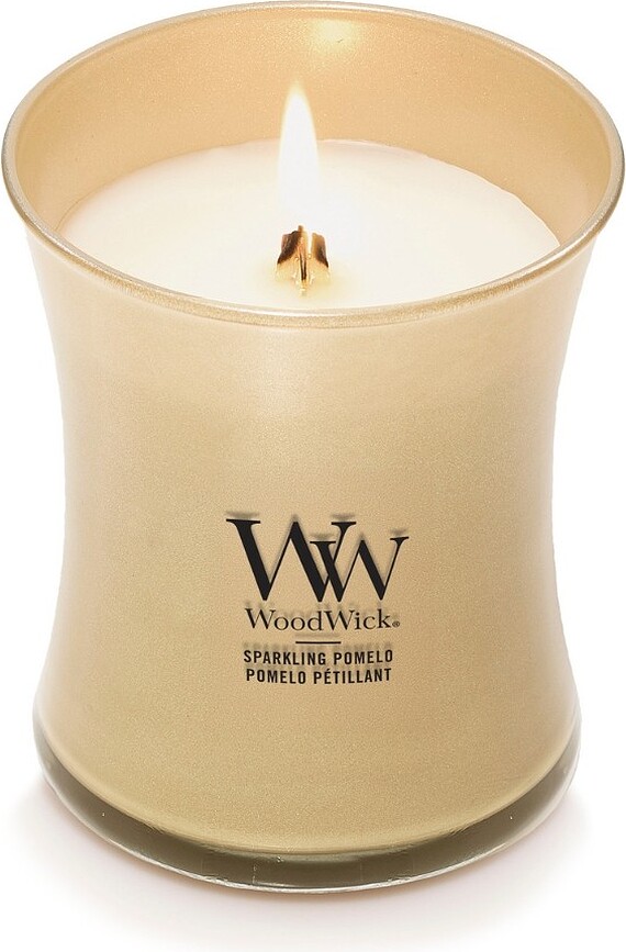 WoodWick Precious Metals Bougie, Sparkling Pomelo, moyenne