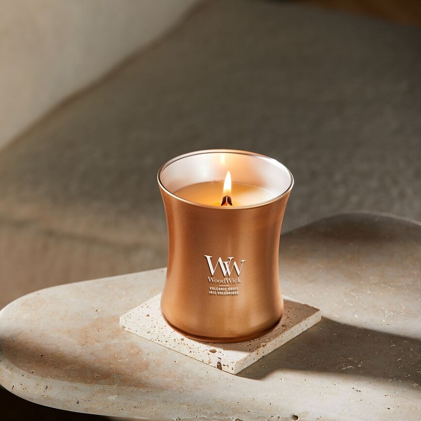 WoodWick Precious Metals Κερί, Volcanic Orris, μεσαίο