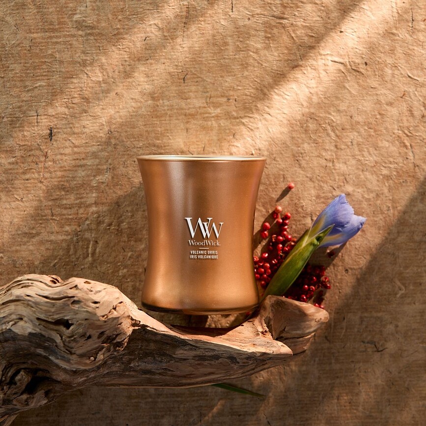 WoodWick Precious Metals Κερί, Volcanic Orris, μεσαίο