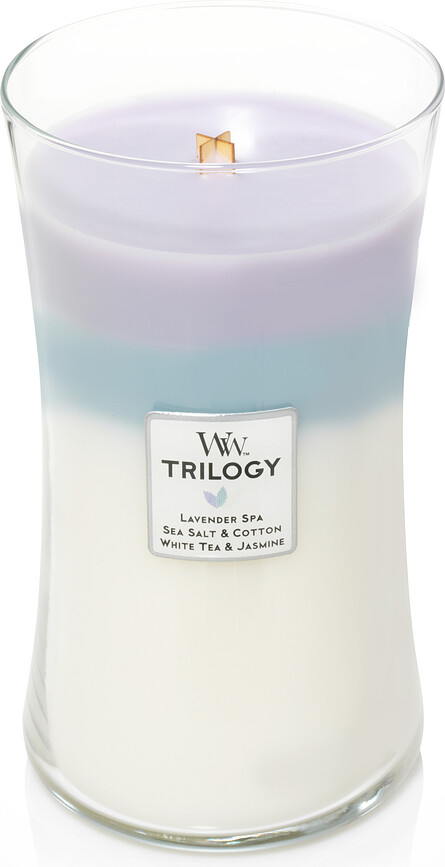 WoodWick Trilogy Bougie, Calming Retreat, grande