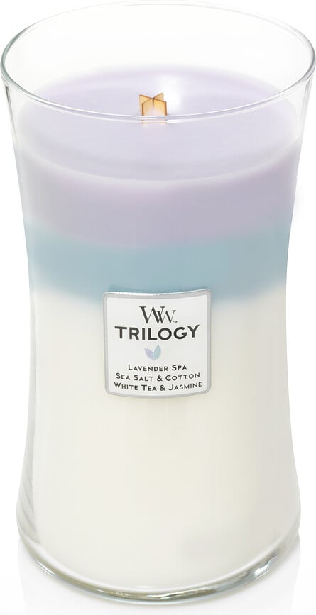 WoodWick Trilogy Calming Retreat Svijeća velika