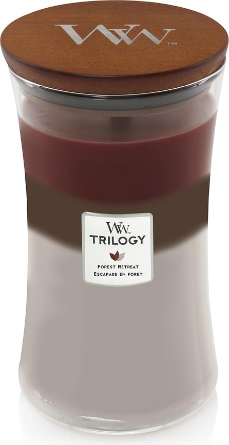 WoodWick Trilogy Svijeća Forest Retreat velika