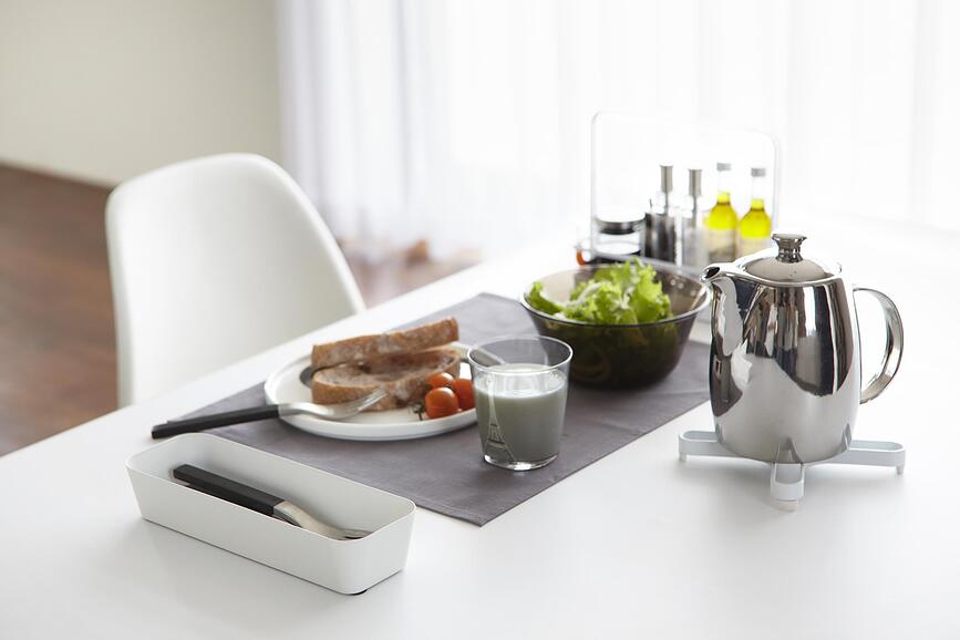 Bote para especias Tower, blanco