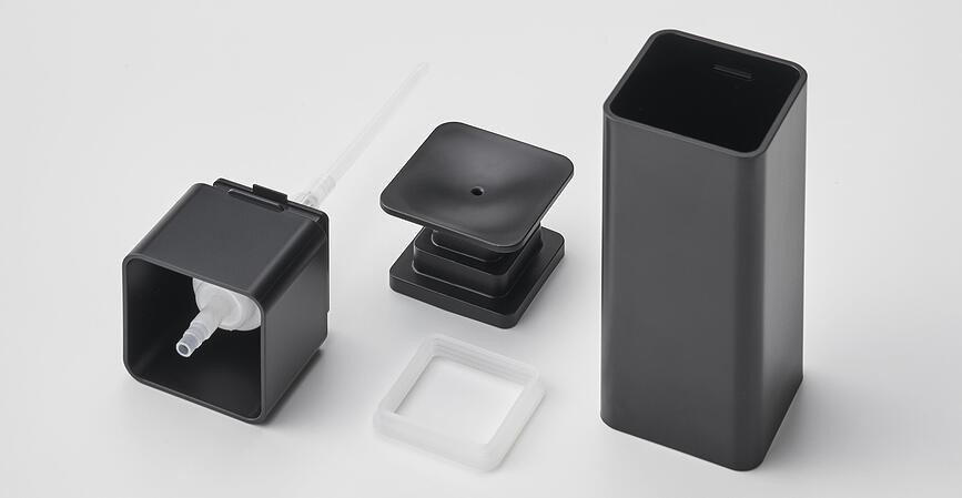 Dispensador de Jabón Tower Push, negro