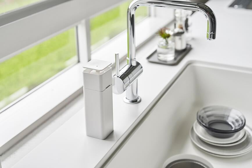 Dispensador de Jabón Tower Push, negro