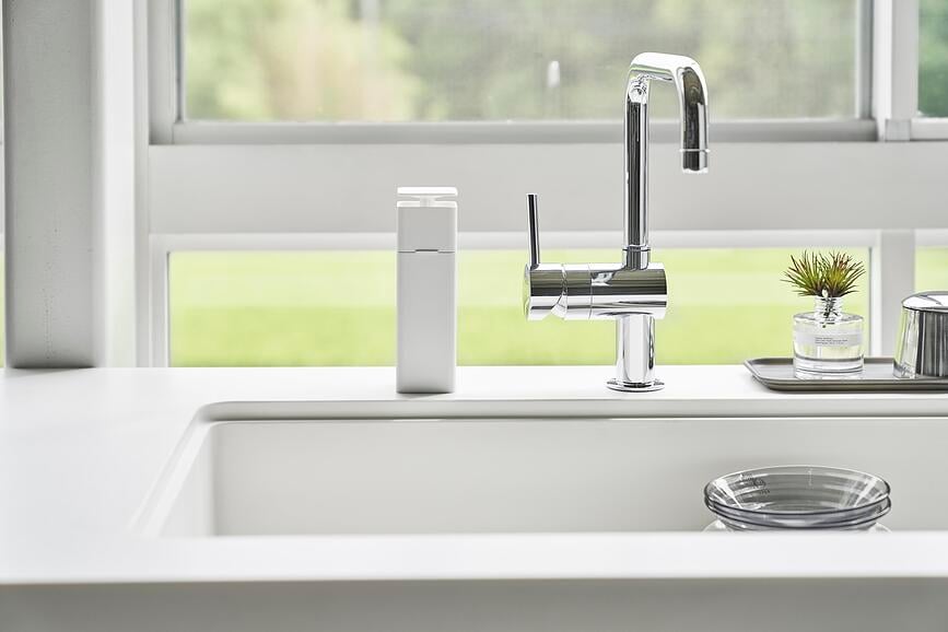 Dispensador de Jabón Tower Push, negro