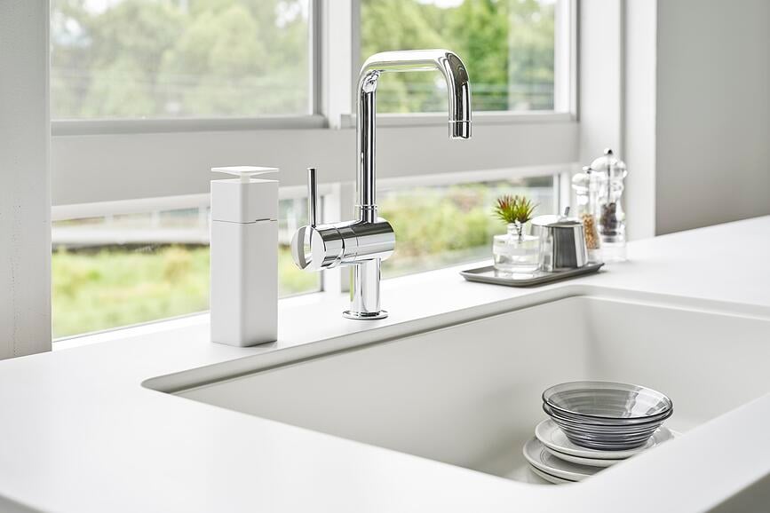 Dispensador de Jabón Tower Push, negro