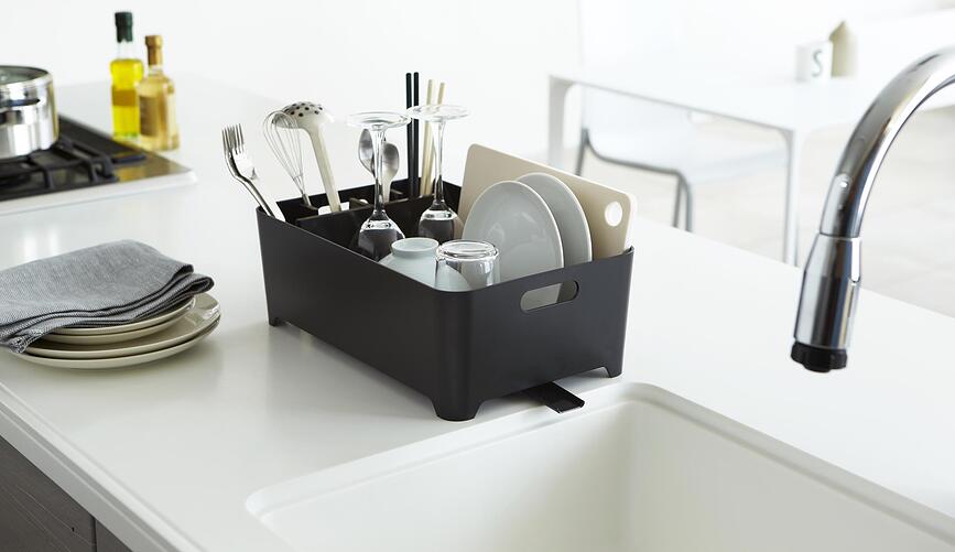 Escurridor de Platos Tower, negro