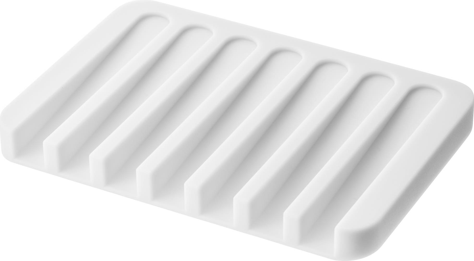 Flow Self-Draining Soap Tray - Yamazaki | Silicone Soap Dish | Digs