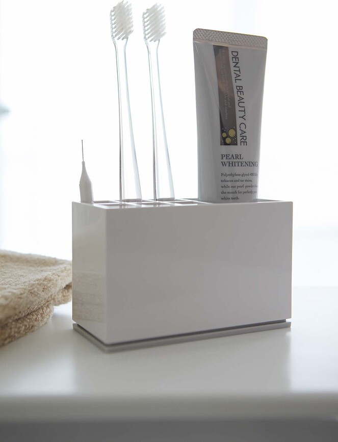 Mist Porte-Brosses à Dents et Dentifrice, noir