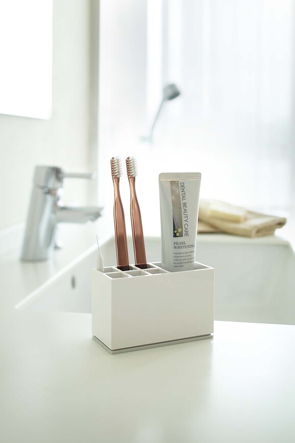 Mist Porte-Brosses à Dents et Dentifrice, noir