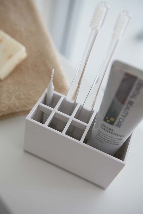 Mist Stojalo za zobne ščetke in pasto, črno