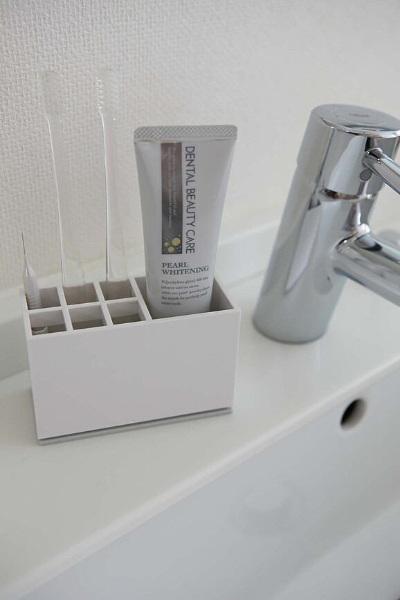 Mist Θήκη για οδοντόβουρτσες και οδοντόκρεμα, μαύρη