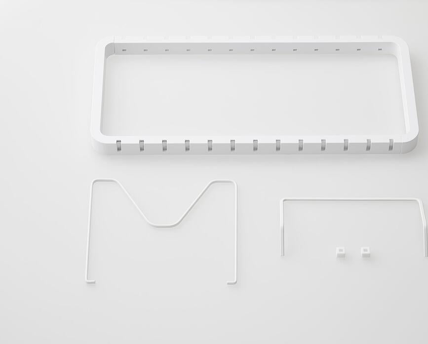 Organizador de cajón ajustable Tower, negro