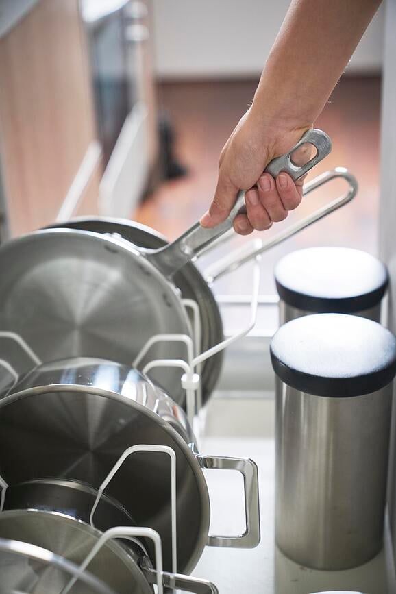 Organizador de cajón ajustable Tower, negro