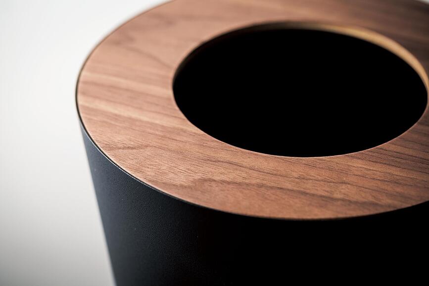 Rin Poubelle ronde, brune