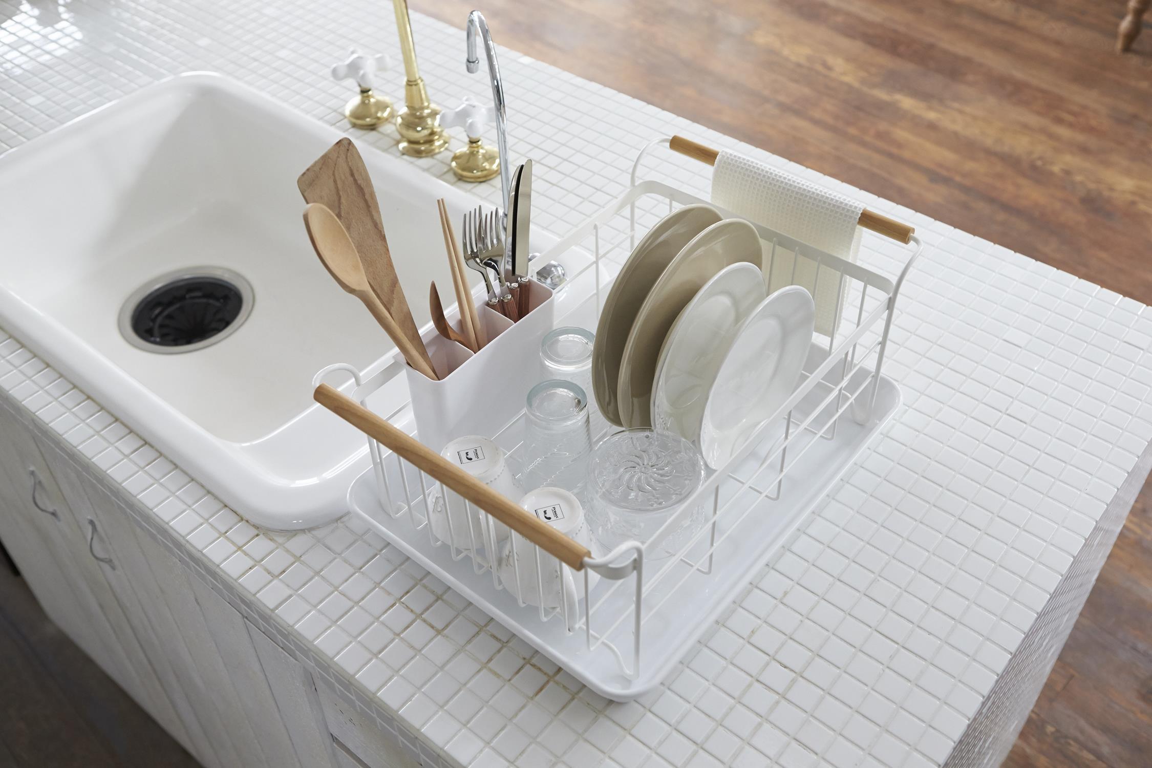 Tosca Over-the-Sink Dish Rack - White