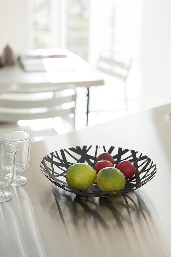 Tower Corbeille à fruits, noire