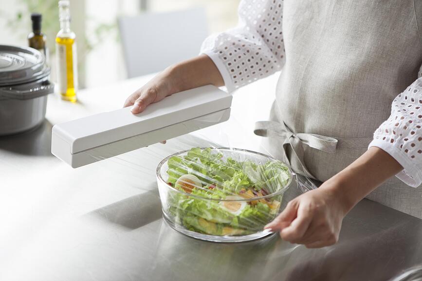 Tower Θήκη για Μεμβράνη Τροφίμων, μαγνητική, μαύρη