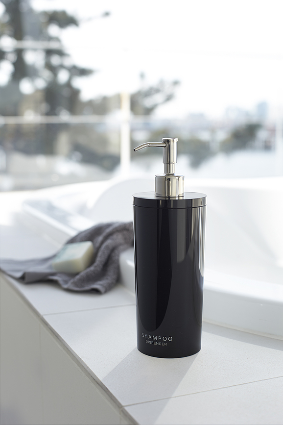 Tower Distributeur de Savon et Liquide, noir