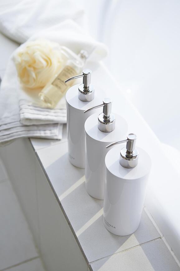 Tower Distributeur de Savon et Liquide, noir