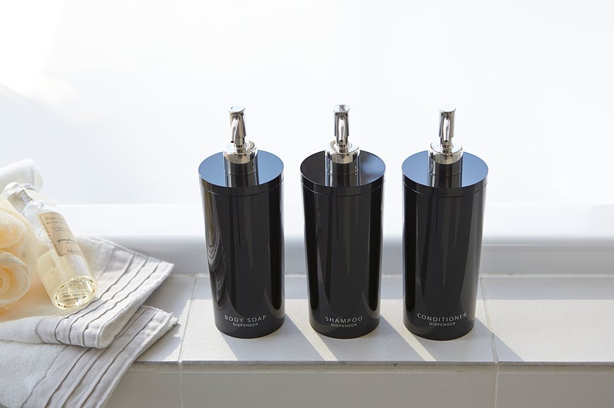 Tower Dozator za tekući sapun crni